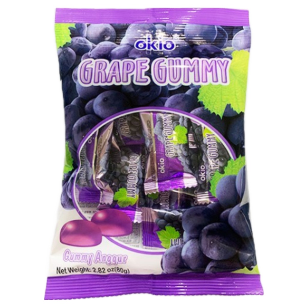 코쿤 오키오 그레이프 구미 80g 수입 포도 젤리 아이들 간식, 80g, 5개 4,650원