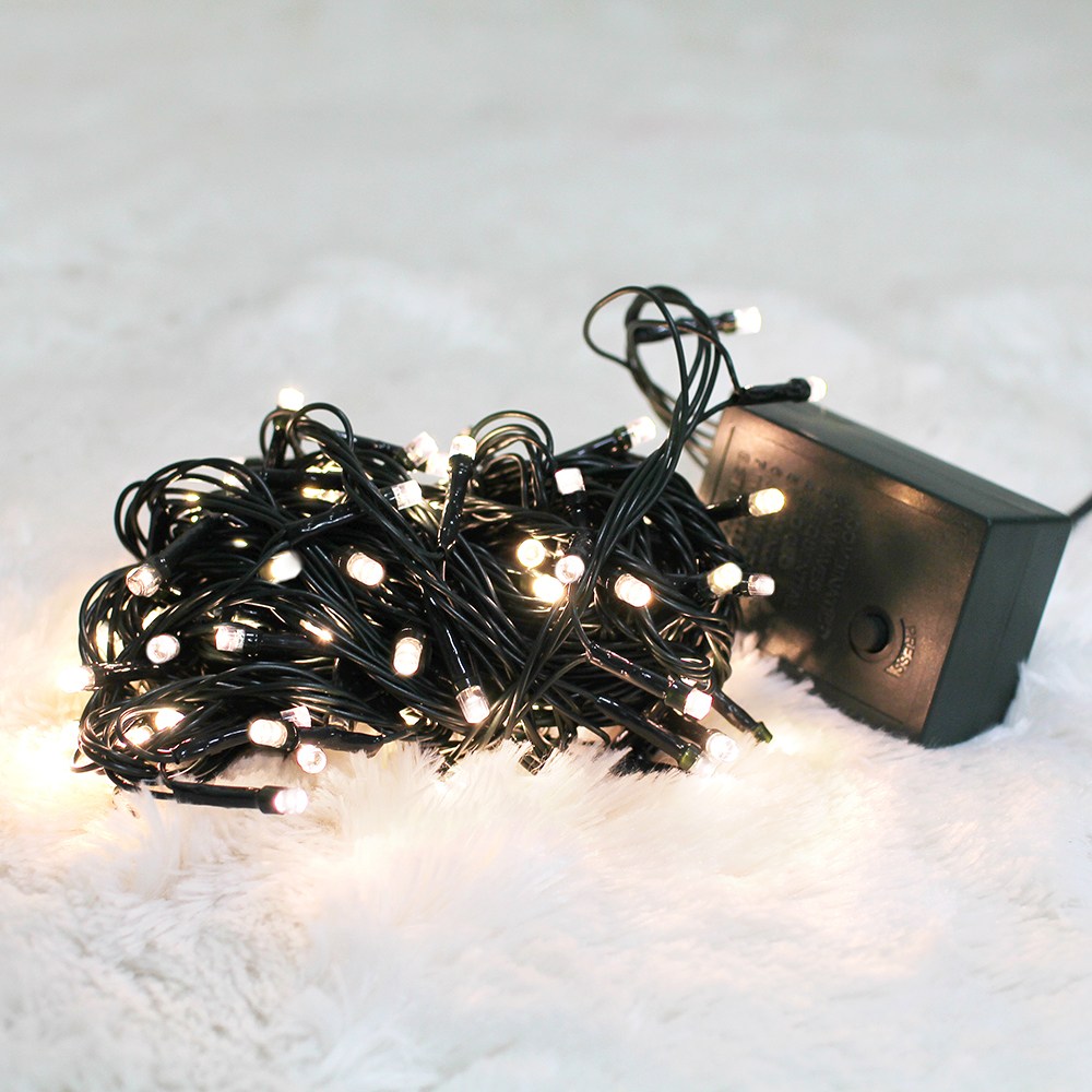 [더원스토리] 크리스마스트리 LED전구 일체형 100구 전구색 12,900원