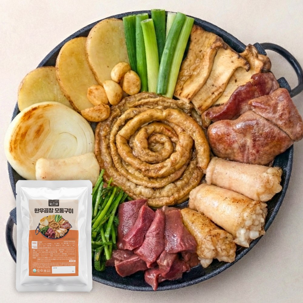 성수노루 한우곱창모둠구이, 3개, 300g 103,000원