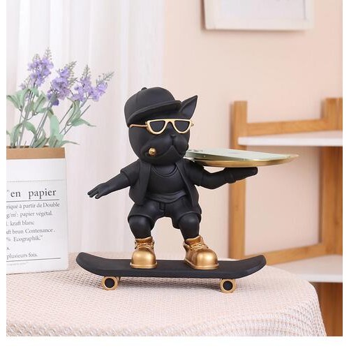 독특한 강아지 장식 소품 인테리어 벽장식 테이블 불독 피규어 선물 쁘띠끄빌라쥬 46,000원