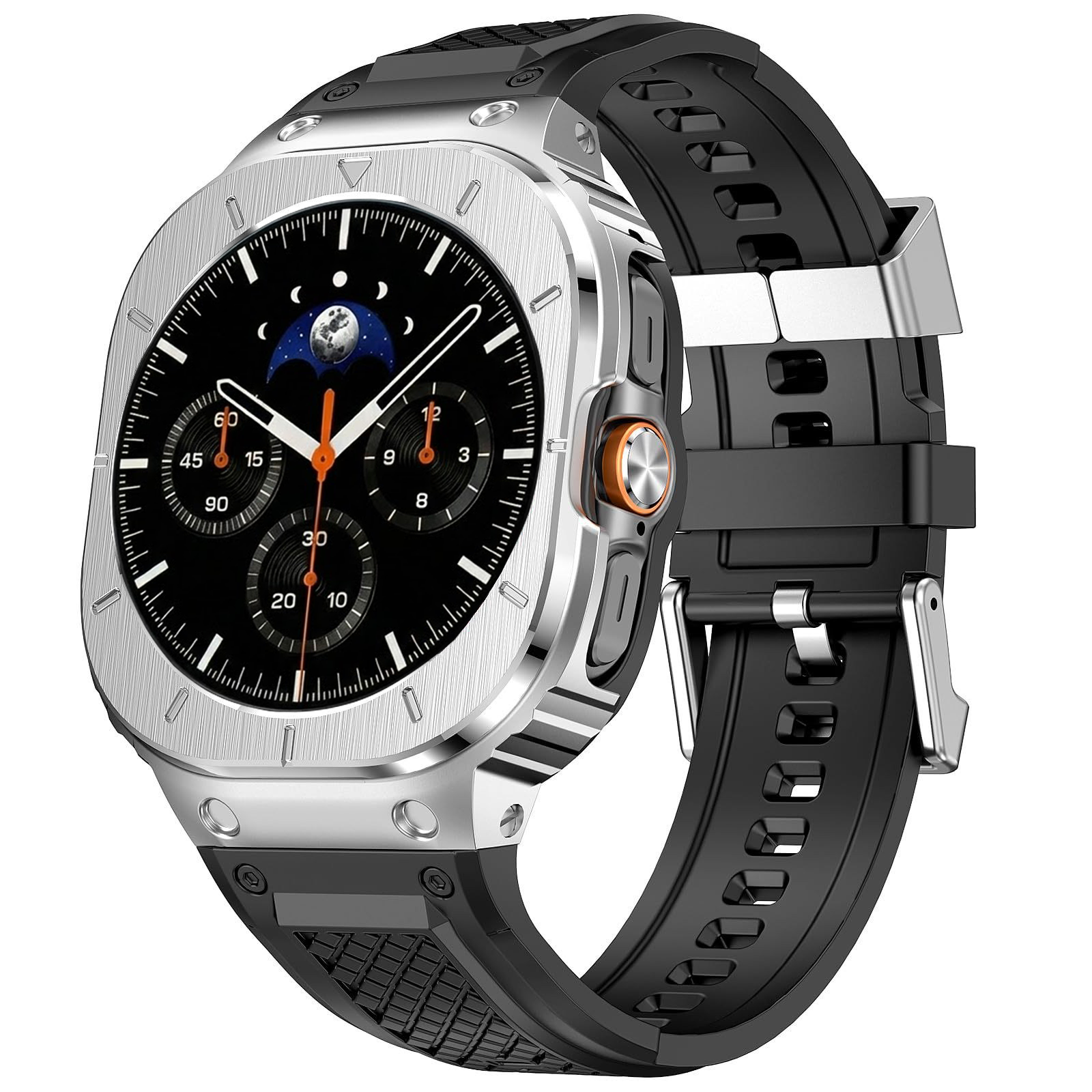 FALANDO 갤럭시워치8 울트라 2025 호환 일체형 스테인리스 메탈 풀커버 보호 케이스 + TPU 스트랩 세트 47mm 44,700원