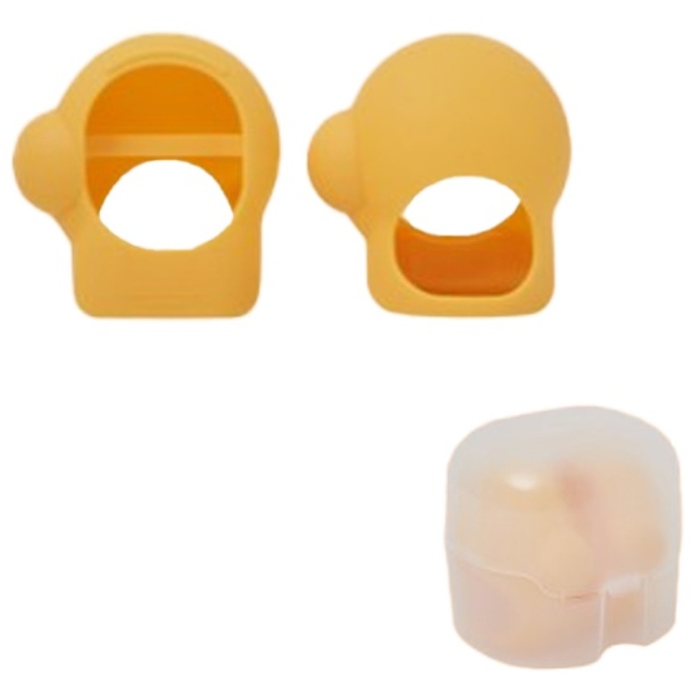 심통 실리콘100% 국민 손목 고정형 양손 2개 세트 아기 글러브 치발기 + 보관케이스포함, 레몬옐로우, 1개 28,000원