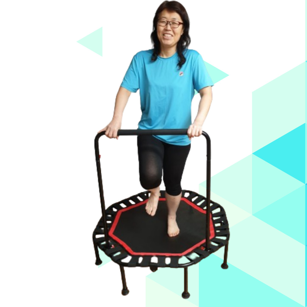 41인치 손잡이 트램폴린 성인용 다이어트 가정용 점핑 머신 79,900원
