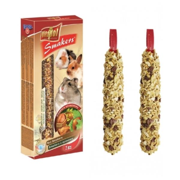 비타폴 zvp-1106 땅콩 스매커 2P 토끼용품 기니피그용품 친칠라용품 햄스터사료 햄스터용품, 90g, 1개 4,800원