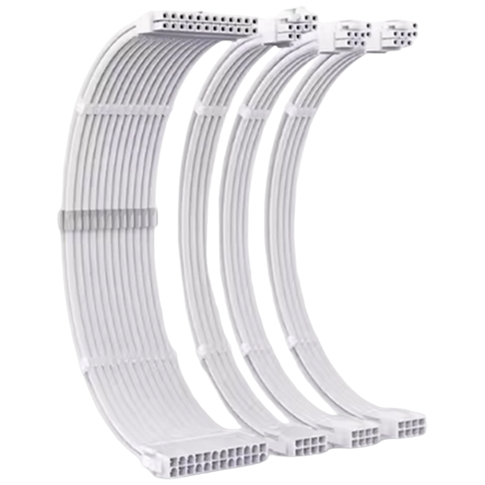 비티즈 슬리빙 케이블 전원 연장 케이블 4종 풀세트 화이트, 30cm, 1세트 19,800원