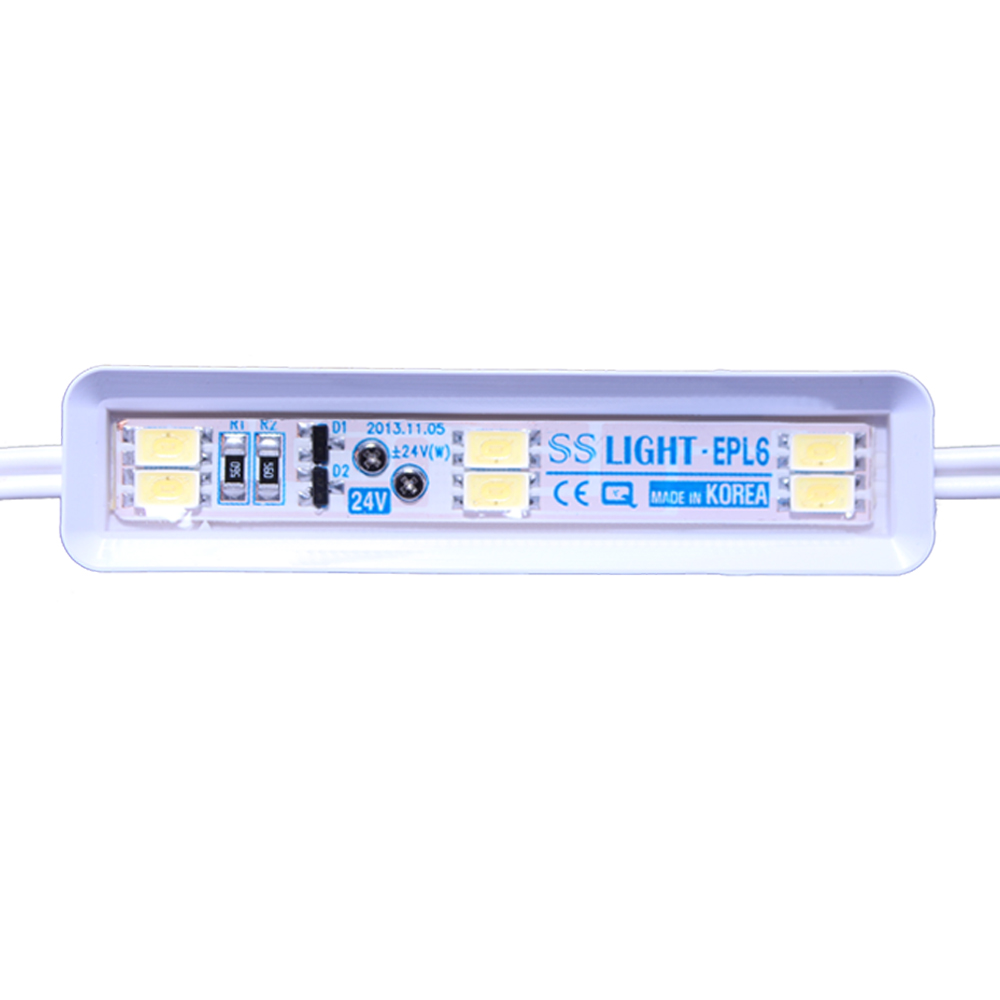 LED 3구모듈 간판LED, 1개, 24V 6칩 일반형 SS 3구모듈 화이트 880원