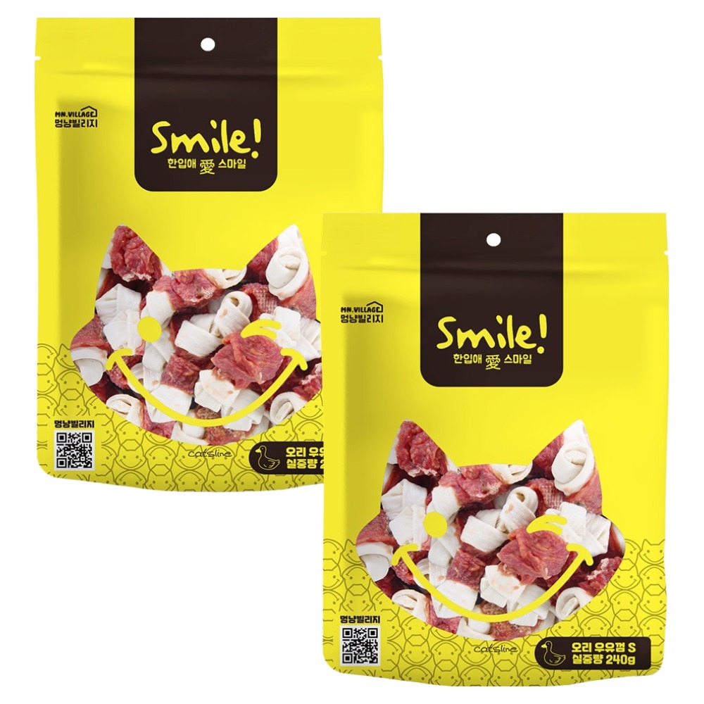 멍냥빌리지 스마일 강아지 우유껌 S 15,000원