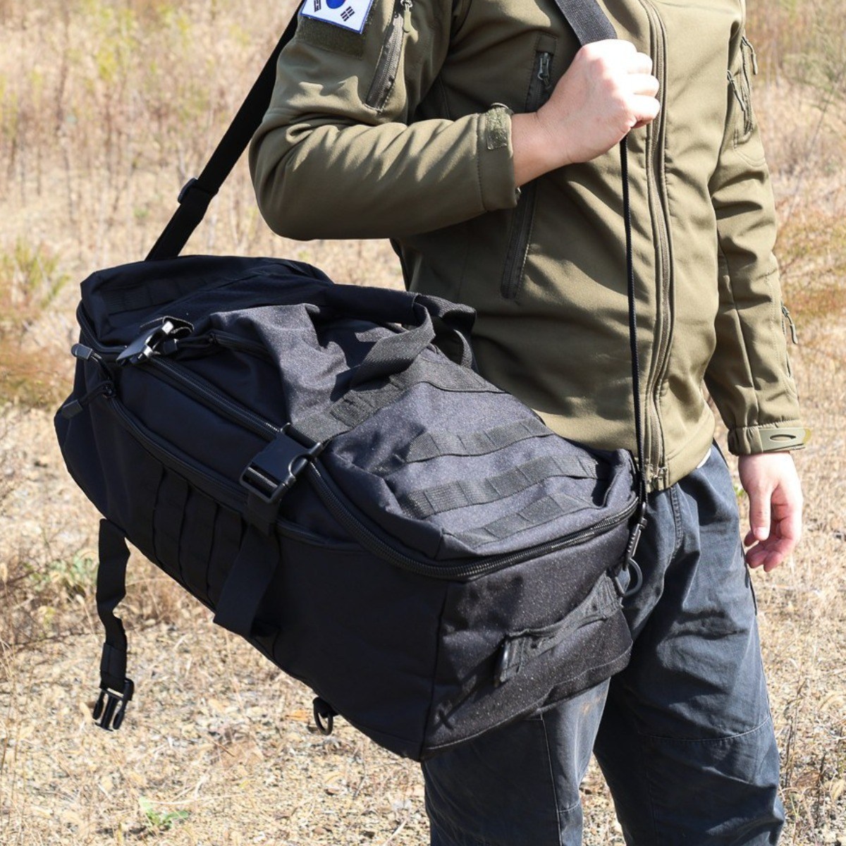 (밀리터리 워키트) 블랙 울트라 더플백 택티컬 군용 운동가방, 블랙(Black), 1개 41,650원