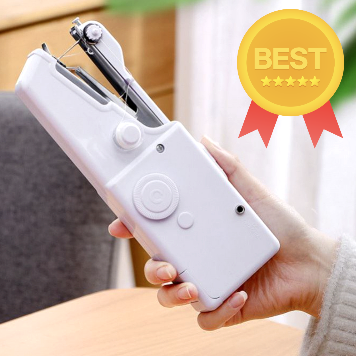 데이모노 셀프 수선 핸드 미싱기 미니 재봉틀 9,800원