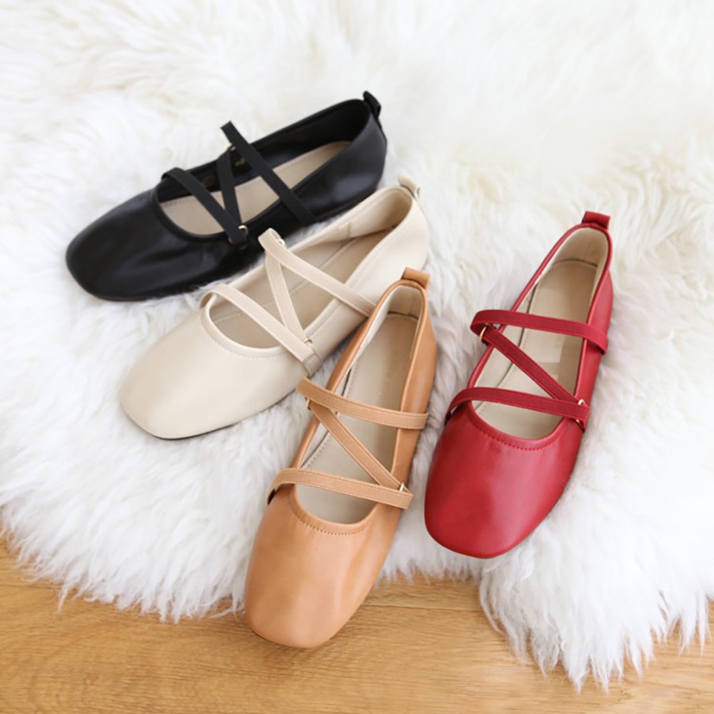 슈리오 여성 발편한 경량 발레코어 플랫슈즈 2cm 50,900원