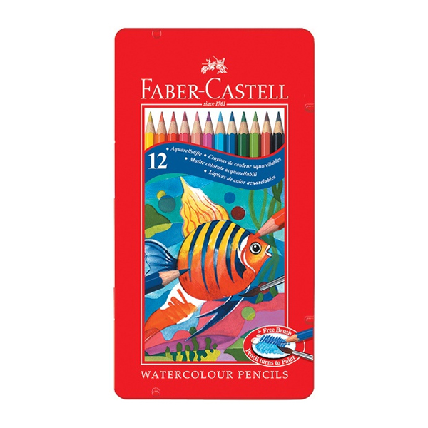파버카스텔 파버카스텔)수채색연필(12색/틴케이스/115929) 7,200원