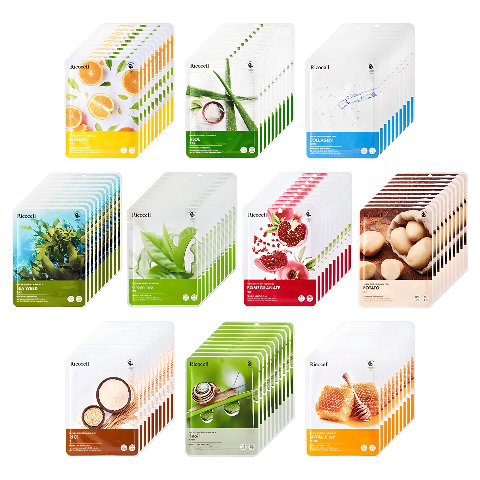 리코셀 네이처리커버리 마스크팩 1번 세트 23,900원