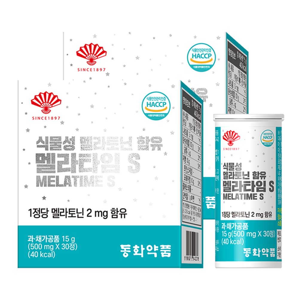 동화약품 식물성 멜라토닌 함유 멜라타임S 23,650원