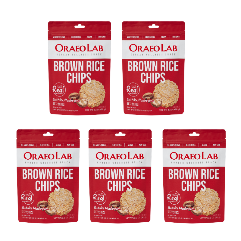 오래오랩 표고버섯 현미칩 저당 다이어트 간식 29,000원