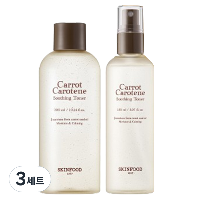 스킨푸드 캐롯 카로틴 수딩 토너 세트 300ml + 150ml 90,420원