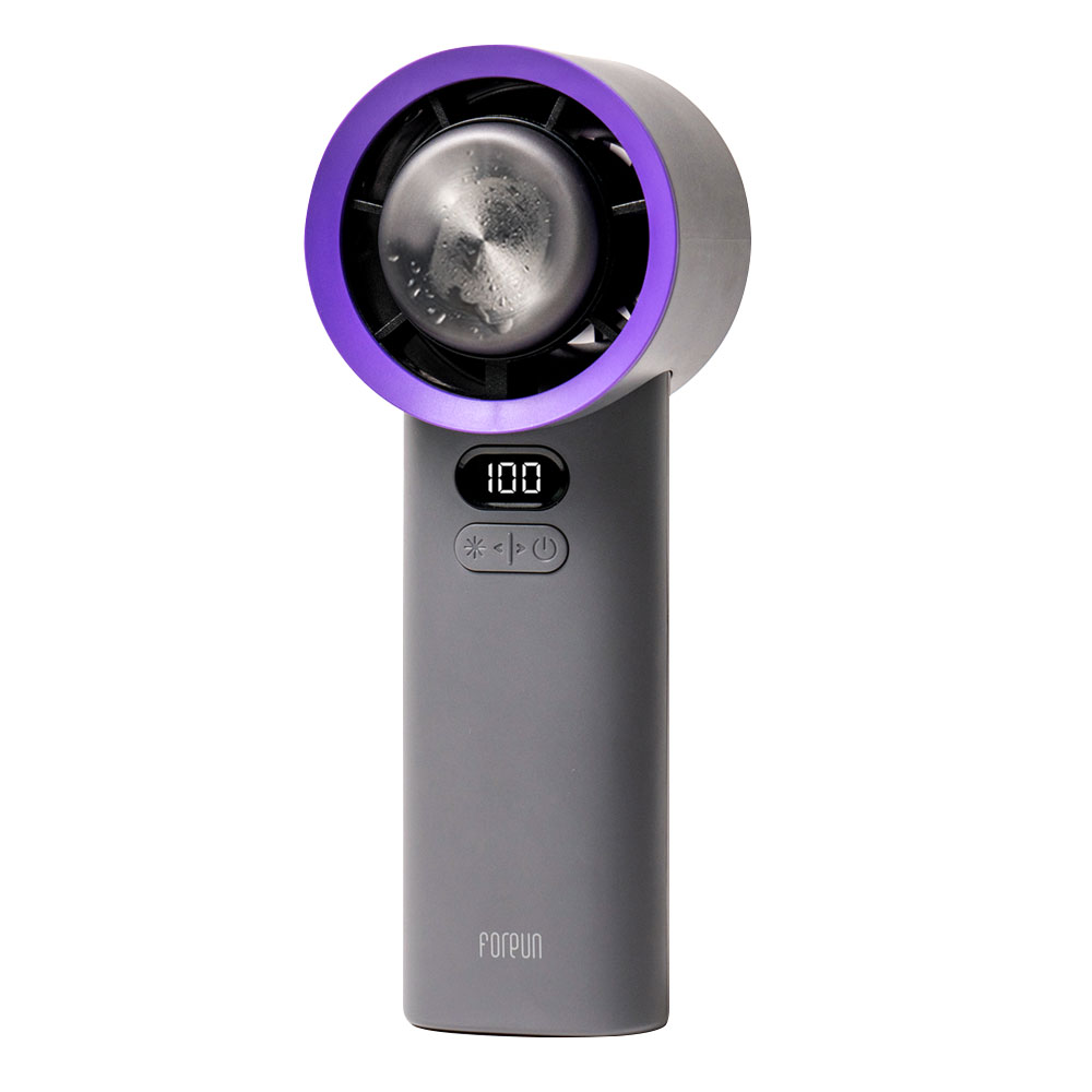 포른 냉각 초강력 휴대용 미니 핸디 선풍기, 그레이 37,900원