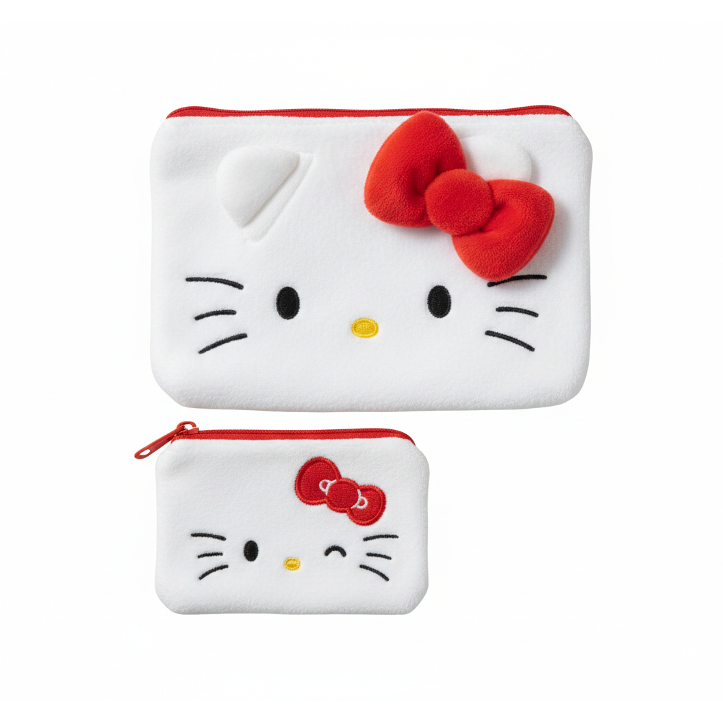 일루오슈 키티 파우치 2종 세트 미니 동전지갑 여행용 8,500원
