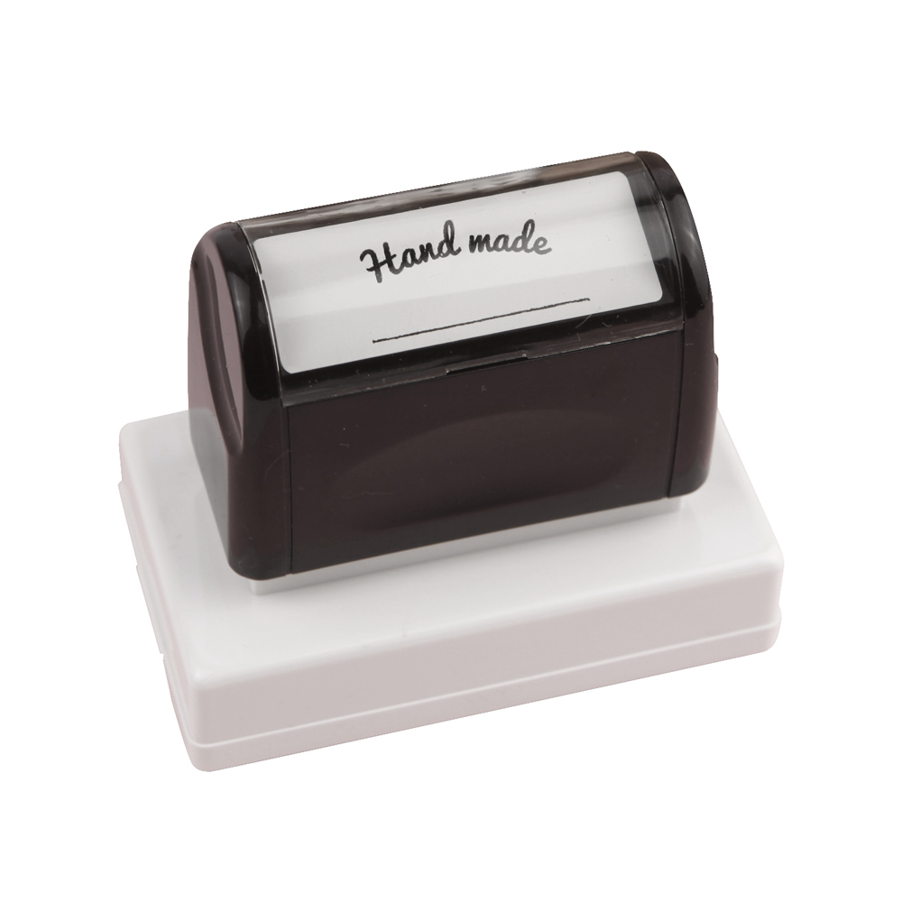 디자인아지트 주문제작 네임스탬프 핸드메이드, 브라운, 의류용잉크_검정 22,000원