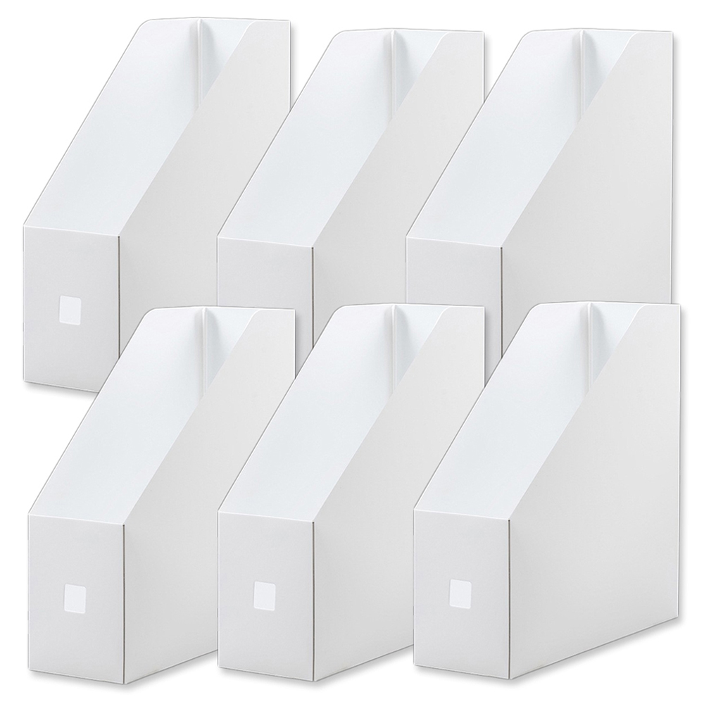 마다꾸미 플라스틱 파일 책 꽂이, 08 화이트 직선, 6개 21,750원