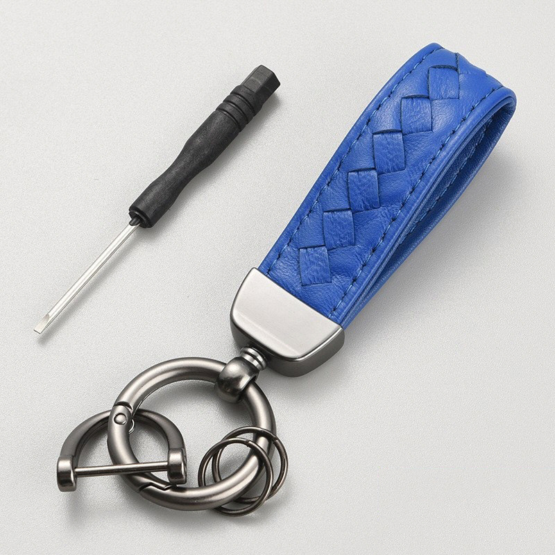 오세르앙 차량용 양가죽 키링 열쇠고리, 네이비 9,900원