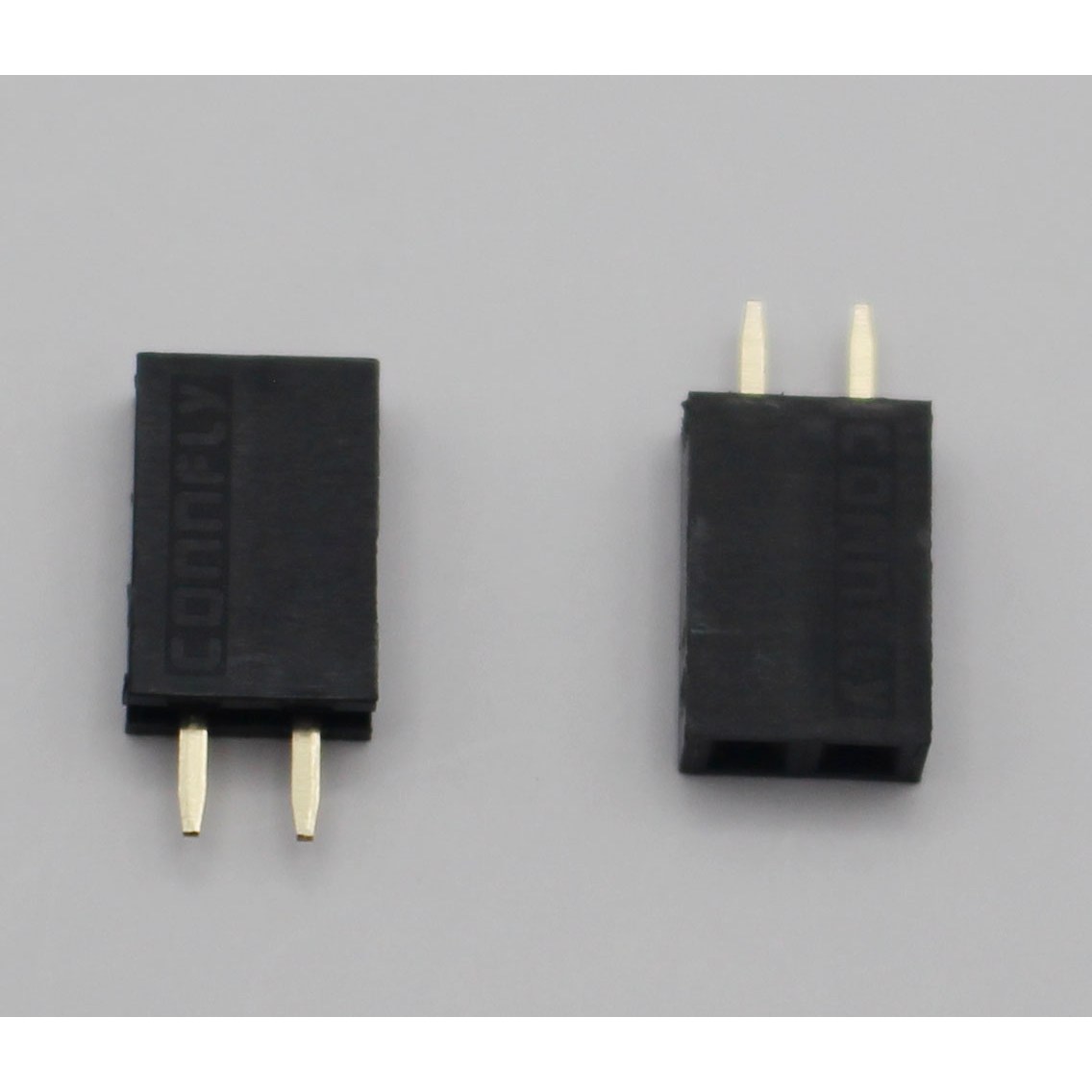 DS1023-1x02S01 1열 1x2핀 헤더소켓 스트레이트 타입 HEADER SOCKET 2.54mm 90원