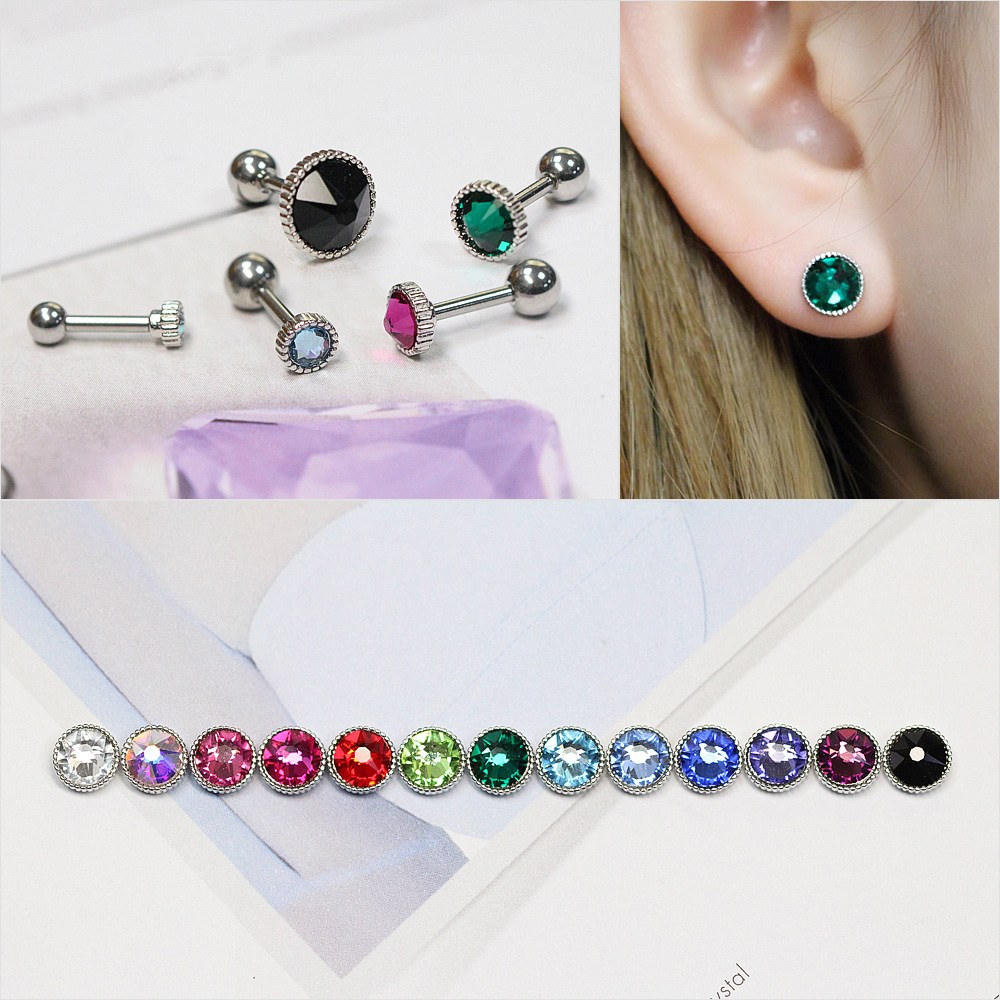 매드킨 [PB-369] 스와로브스키 써클 피어싱 2,900원