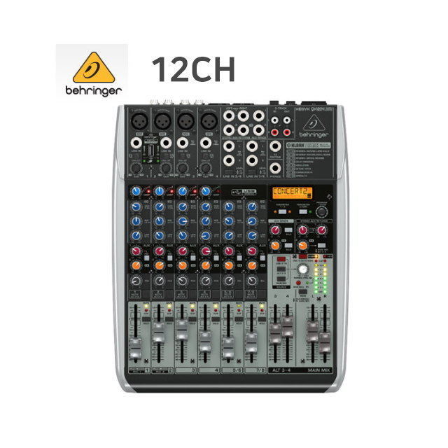 오디오믹서 제닉스 QX1204USB / Q1204USB/무선마이크옵션/인터페이스[베링거] 390,000원