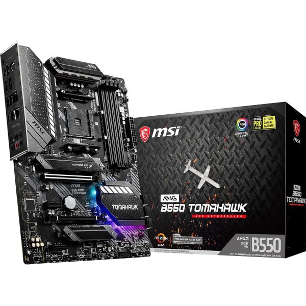 MSI MAG B550 토마호크 게이밍 마더보드 AMD AM4 DDR4 PCIe 4.0 SATA 리퍼비시드 225,400원