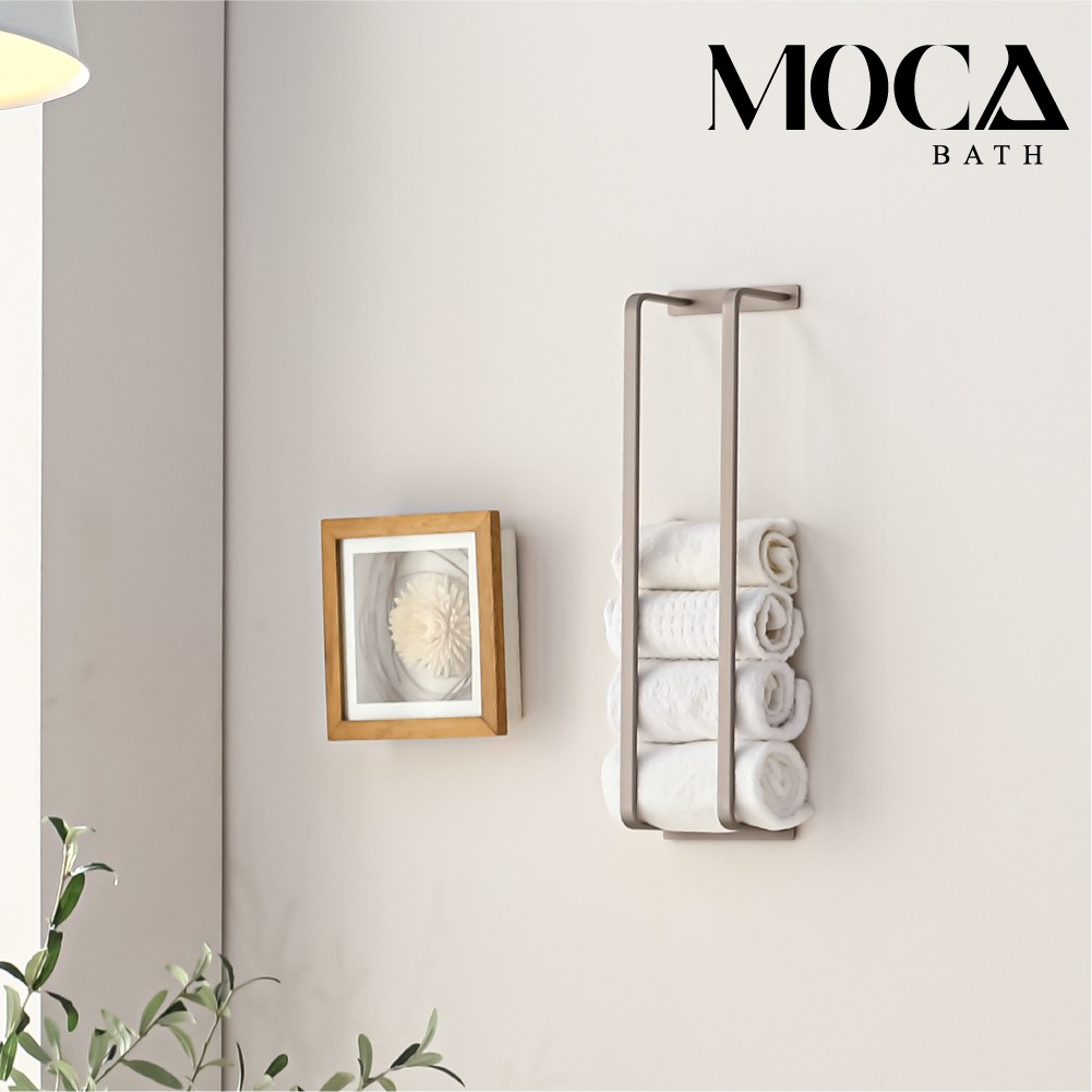 무타공 욕실 화장실 수건걸이 주방 선반 헹거 블랙, 단품없음, 1개 54,000원