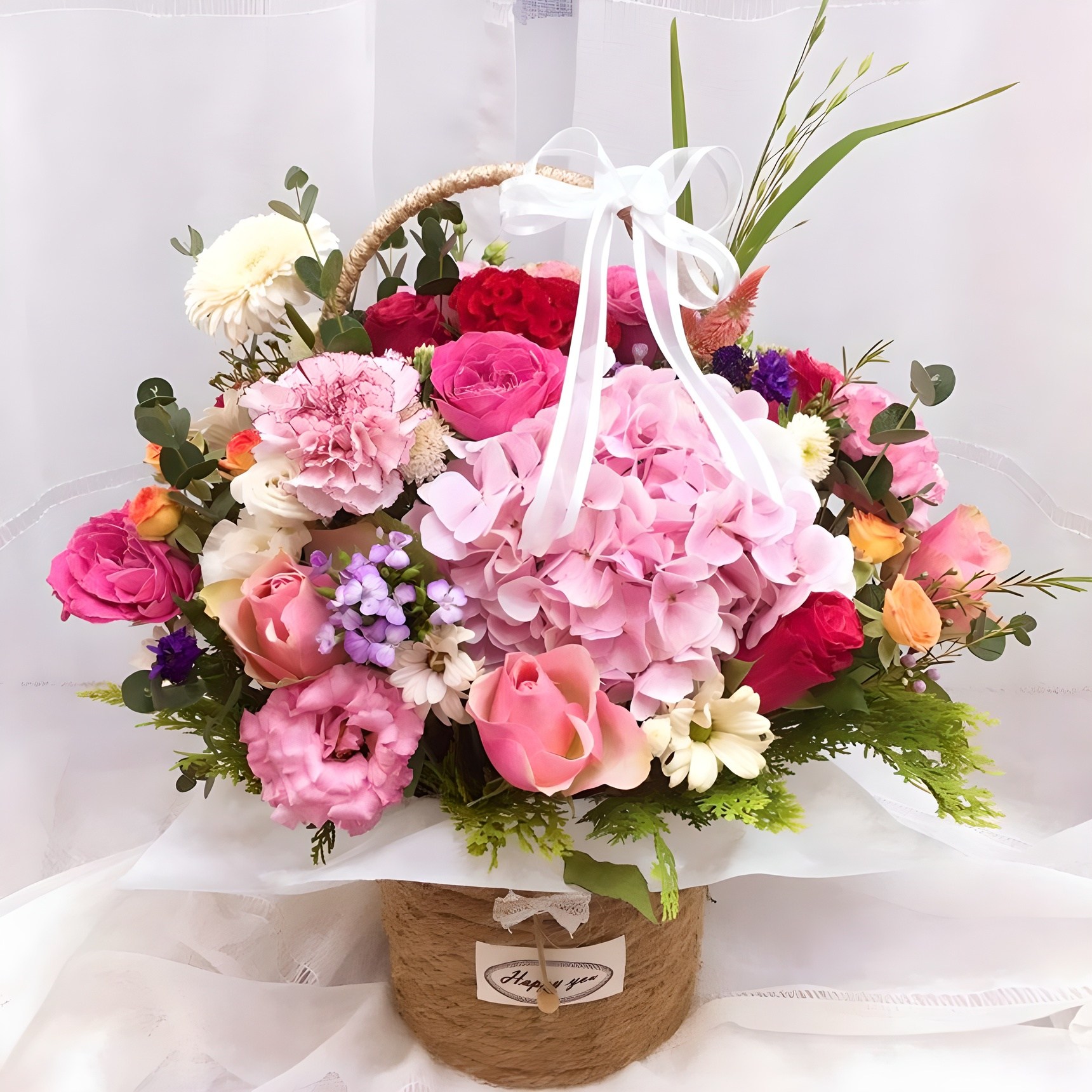 pm3시전주문시 다음날배송 고급생화꽃바구니,생일,기념일,출산,임신축하,환갑,칠순꽃 전국꽃배달,여자친구꽃선물, 56,870원