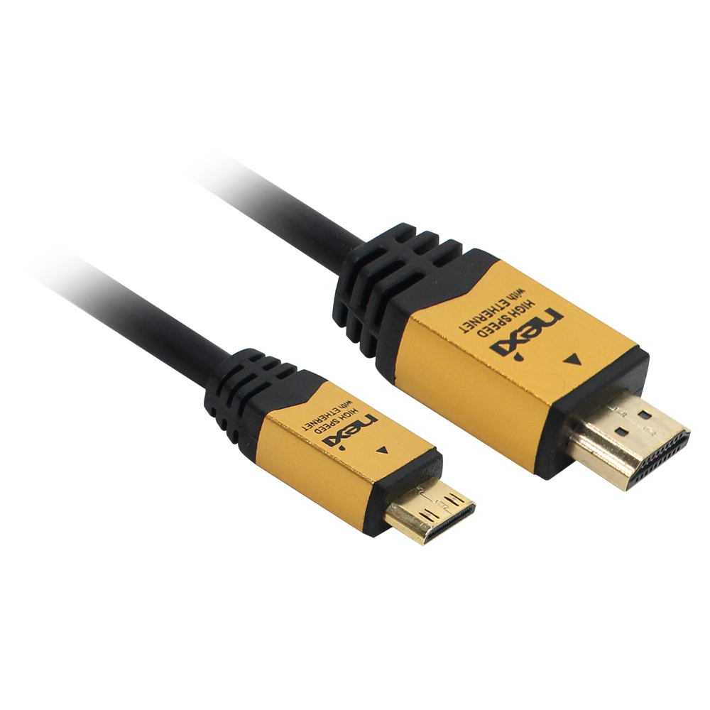 넥시 MINI HDMI to HDMI 1.4 모니터 케이블, 1개, 1.5m 3,880원