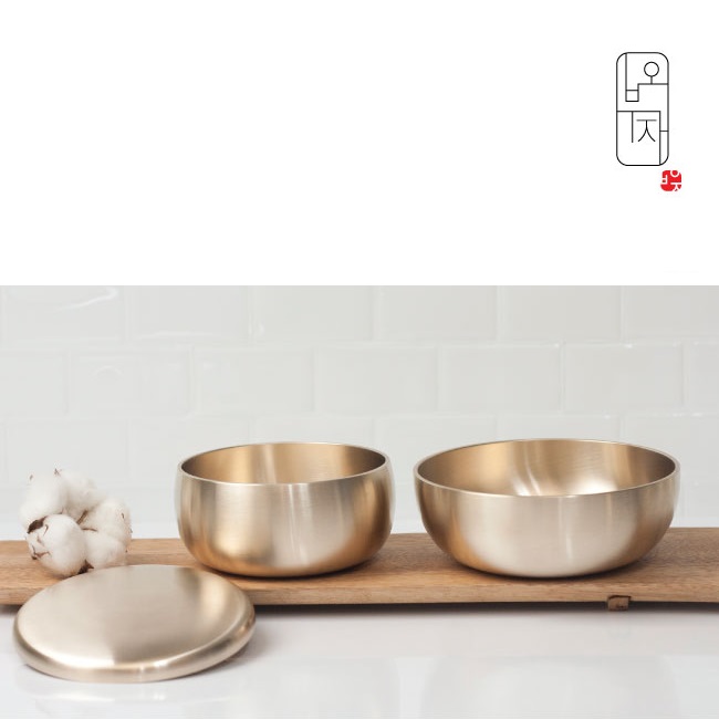 [오부자방짜유기] 합식기 (공기,뚜껑,대접) / 무형문화재14호 138,600원