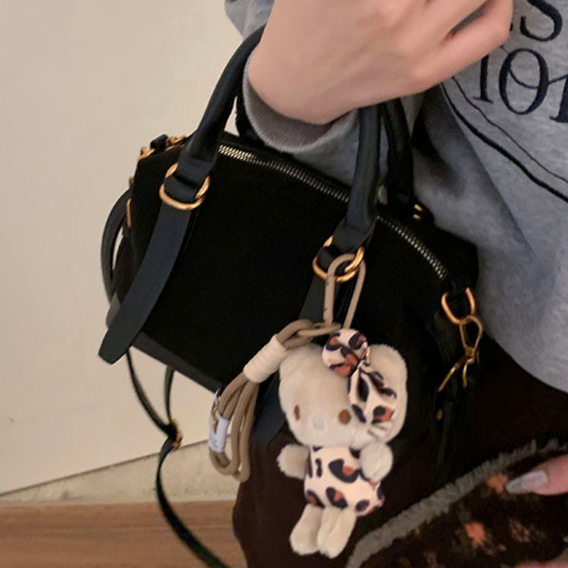 B&C.Room 빈티지 스웨이드 가방 볼링백 멀티 기능 여성 크로스백 여성 핸드백 여성 가방 여성 가방 크로스백 출타가방 여행가방 무지 가방 19,990원