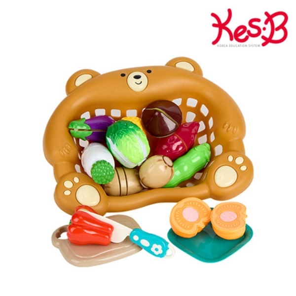 캐스b 플레이 곰돌이싹뚝놀이 야채 (2898) / 역할놀이, 1개 20,000원