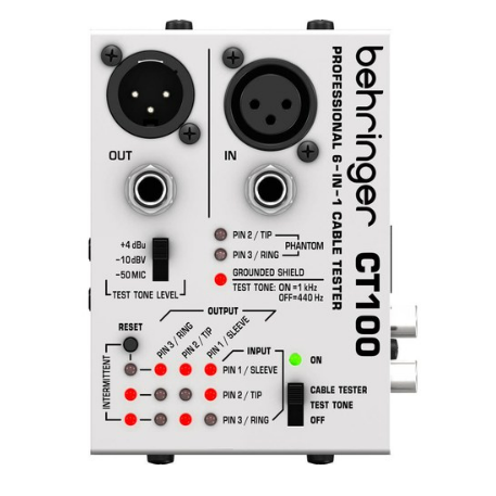 베링거 Behringer CT100 6 in 1 케이블 테스터 49,000원