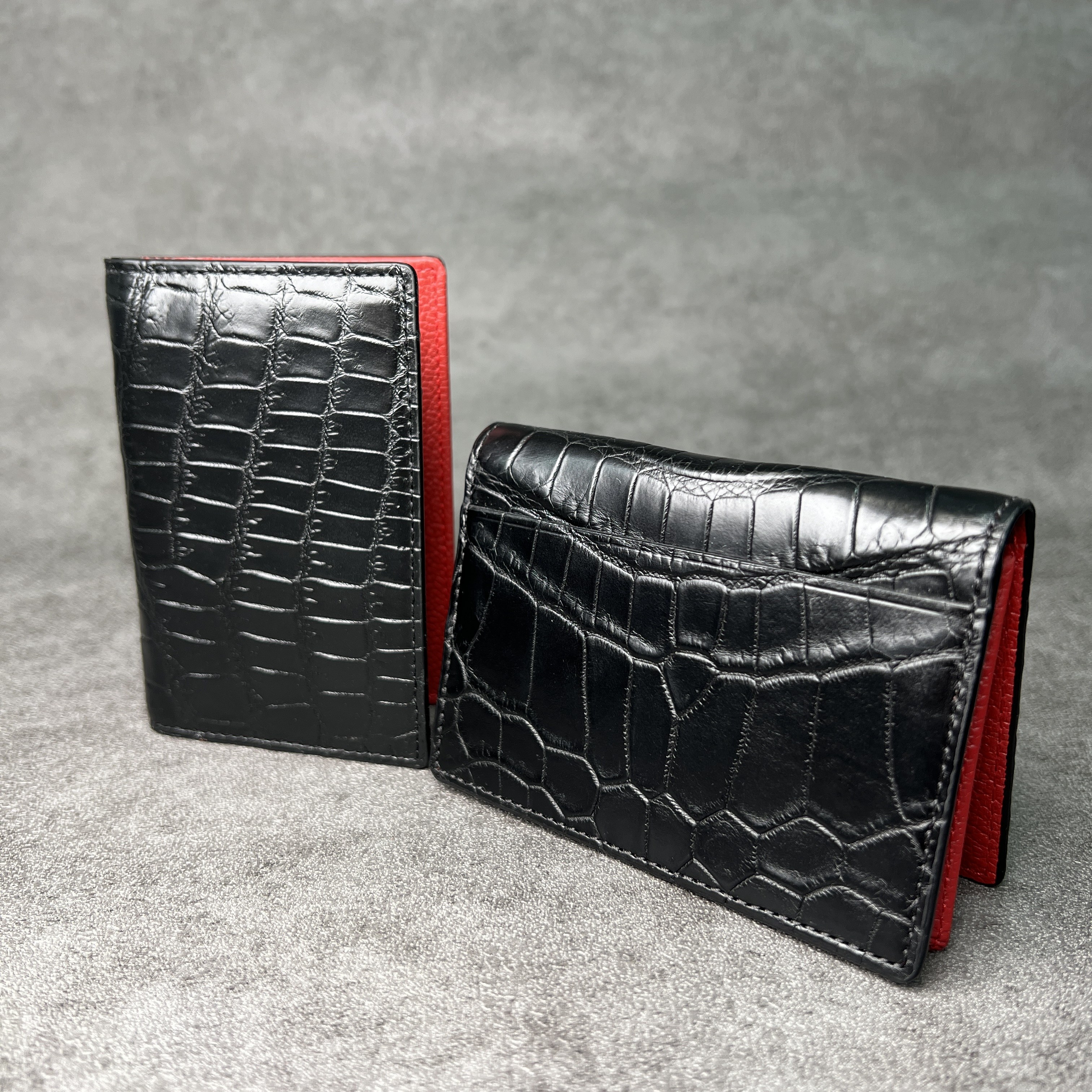 더퀴르 남자 남성 악어가죽 명함지갑 명품 수제 카드지갑 핸드메이드 카드홀더 아울렛제품 178,000원