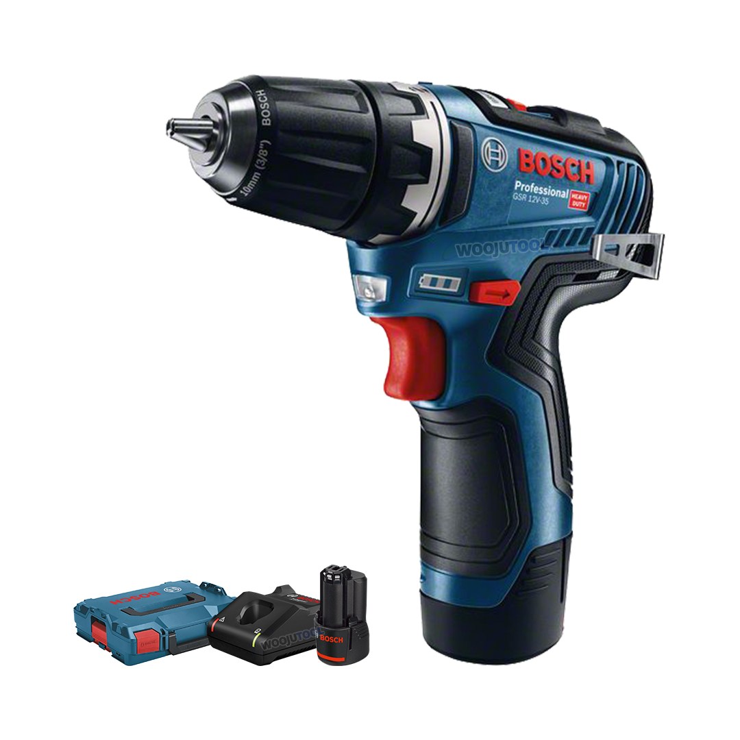 보쉬 충전 드릴드라이버 GSR10.8V-35 3.0Ah 배터리2개, 1개 230,000원