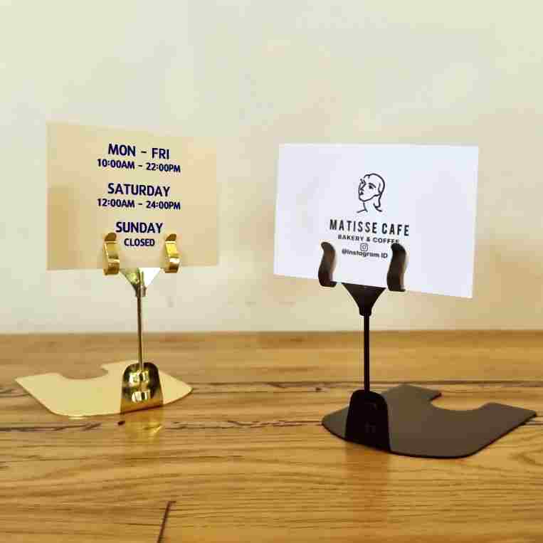 에브리즈 집게 POP 골드 실버 블랙 네임택 메모 홀더 가격표 꽂이 쇼클립 베이커리 2,200원