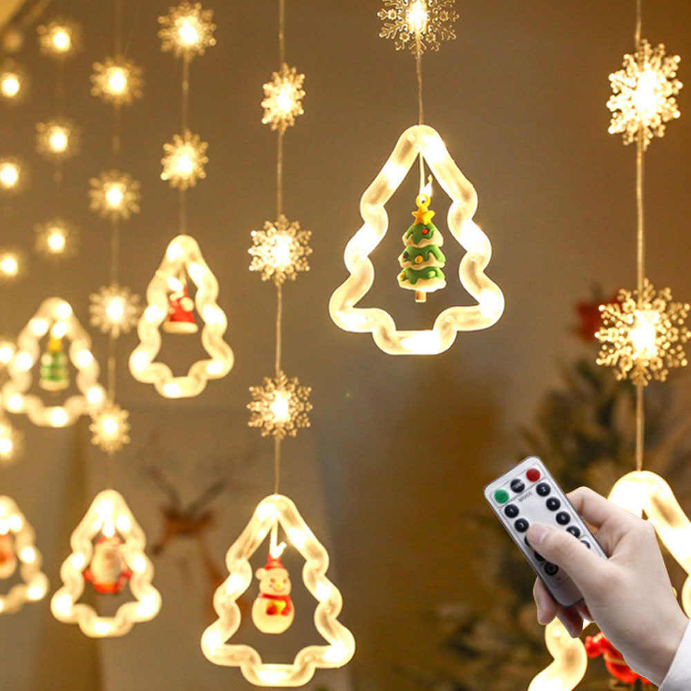 파인굿즈 크리스마스 줄조명 usb +리모컨 가랜드조명 벽트리, 웜화이트usb가랜드(리모컨포함)-트리, 1개 21,530원