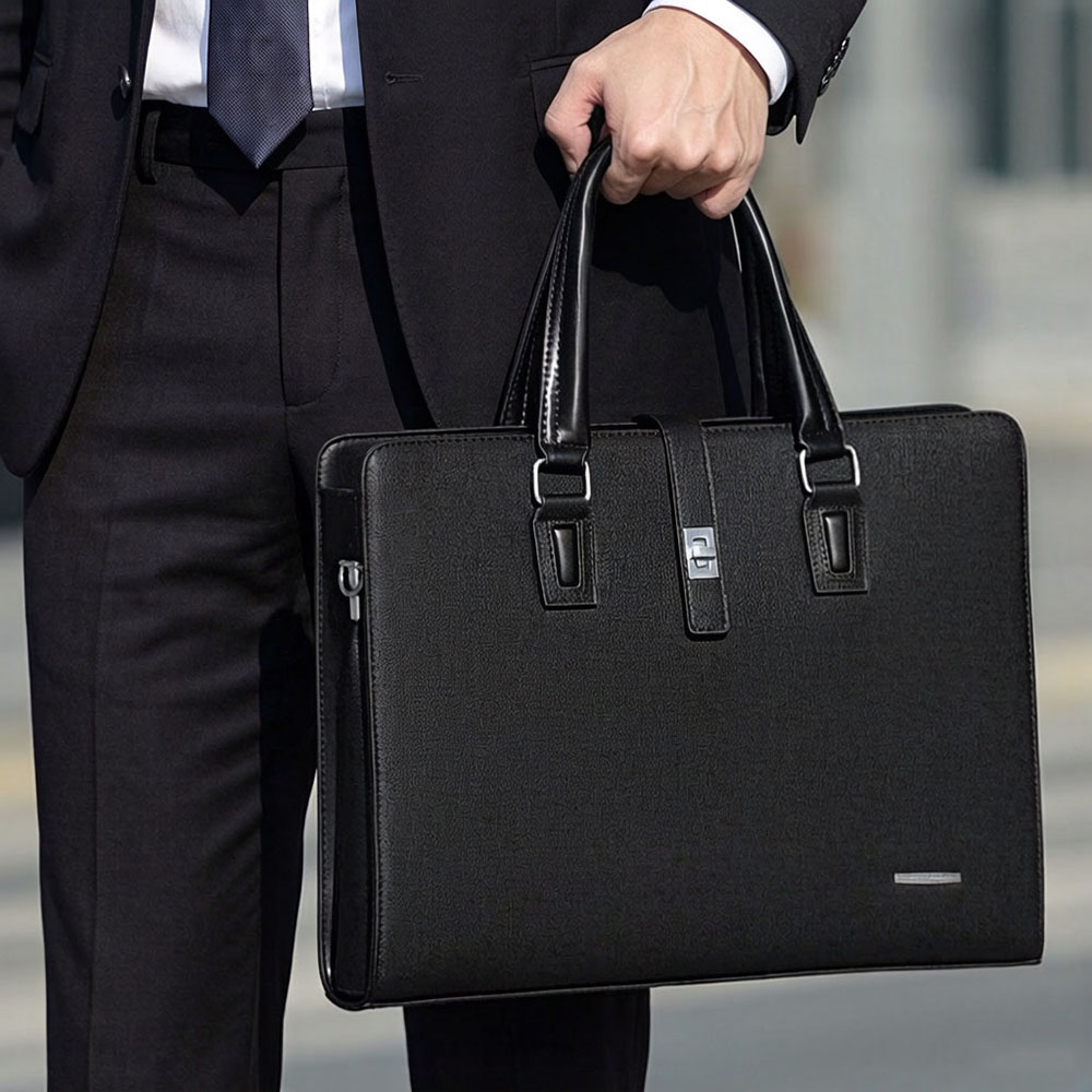 NUTRIVIO 서류가방 방수 출장 비즈니스백 직장인 노트북 브리프케이스 남자 서류 가방 36,850원