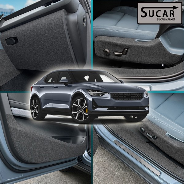 폴스타2 슈카마켓 도어커버 스크래치방지 안전벨트커버 폴스타, 01_도어커버 24,990원