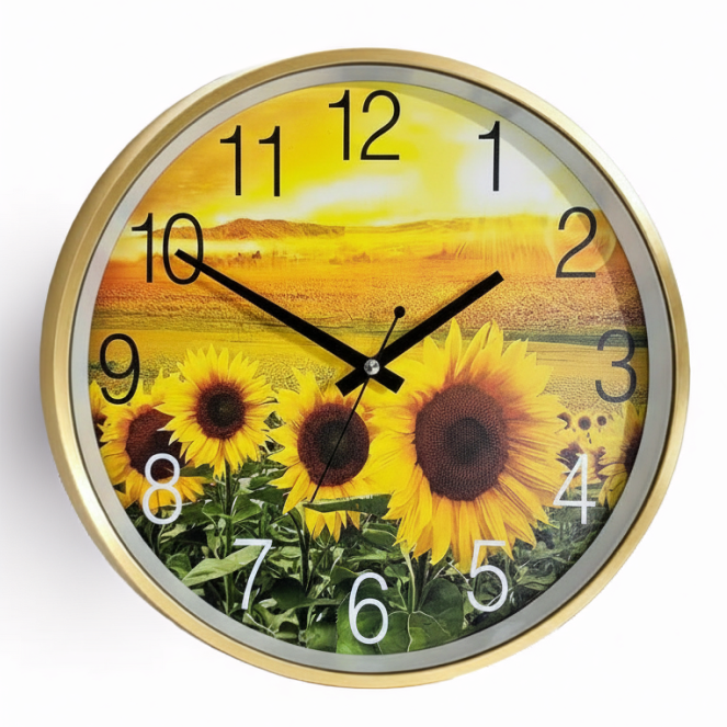 리갈 해바라기 오송이 무소음 벽시계 19,800원