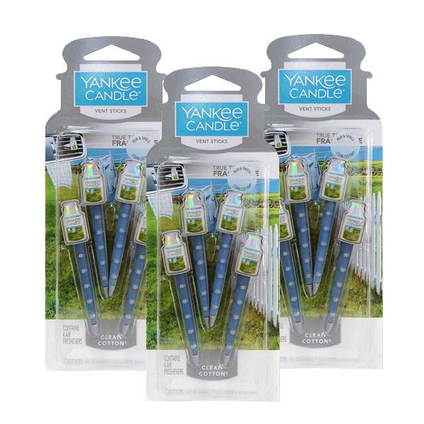 [1+1+1] 무배 양키캔들 벤트스틱 차량용 방향제, 3개 18,900원