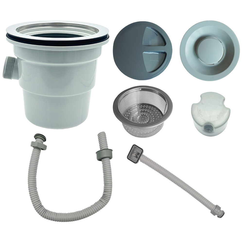 [코스모] 국민배수구 싱크대 배수구 세트 UM배수구 오버플로우 포함 (자가설치) 14,960원