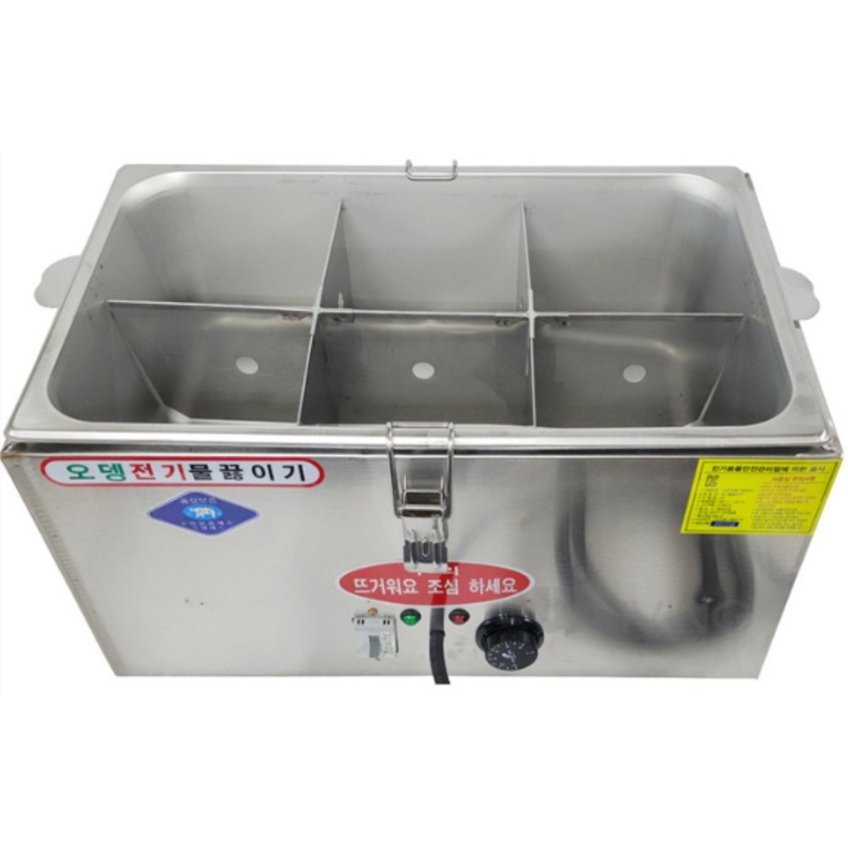 위드리빙 전기오뎅통6구(분리형)/전기어묵통/식당용/분식집/업소용, 상세페이지 참조 217,000원