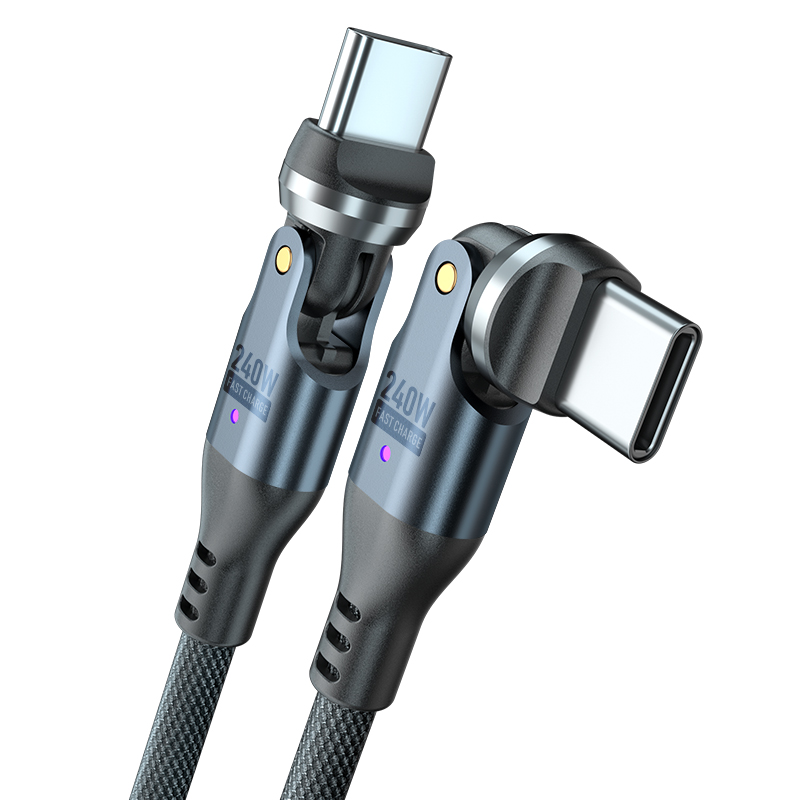 투에이비 PD 240W C to C 양방향 540도 초고속 충전 데이터 케이블 14,900원