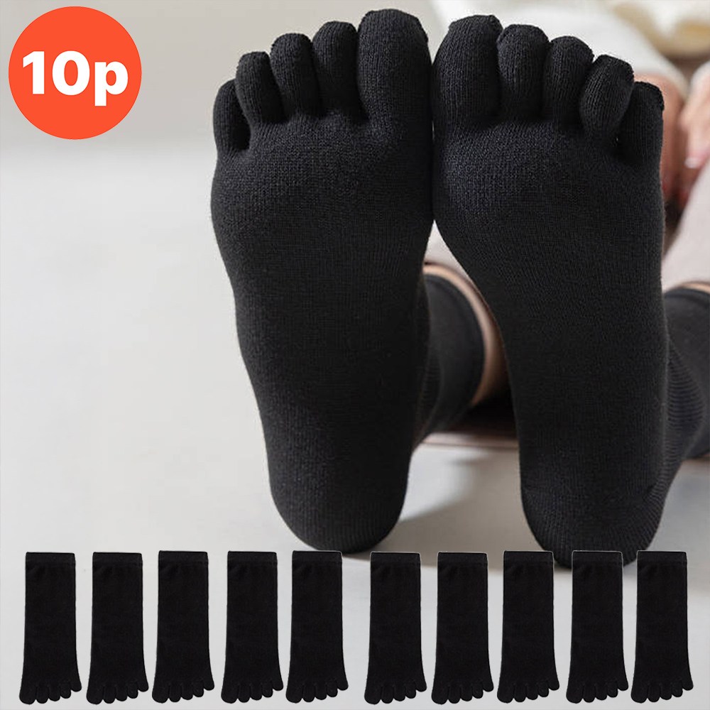 코지레이스 남성 발가락양말 중목 발냄새 예방 통기성 양말 10켤레 12,800원