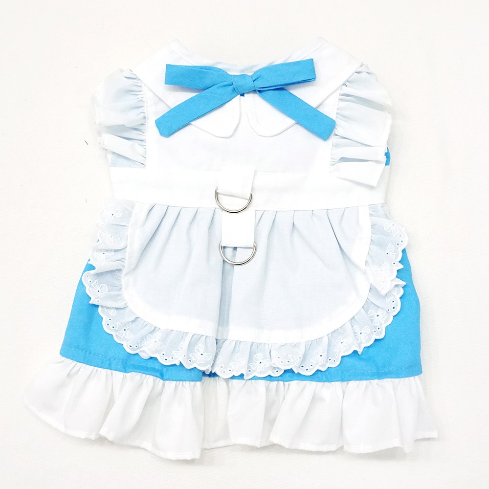 호나미네 강아지 앨리스 하네스원피스, 블루, 1개 30,000원