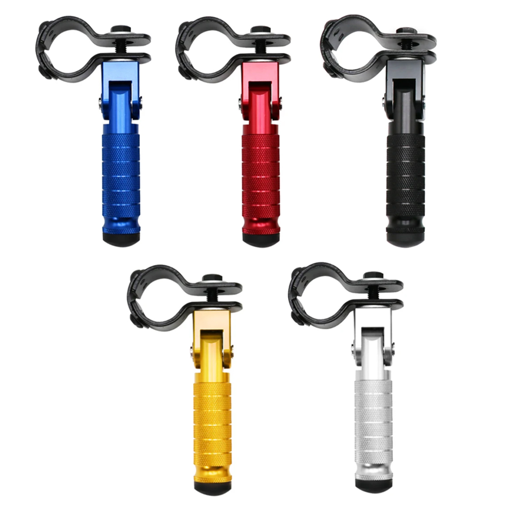 셀렉트템 오토바이 발판 텐덤 앞발판 풋페그 리어발판 발받침대 페달, 실버, 2개 18,500원