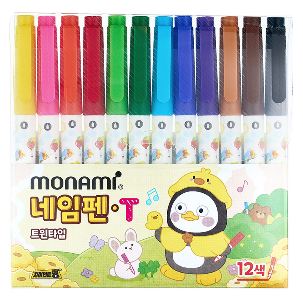 모나미 펭수 네임펜T 12색 세트 7,530원